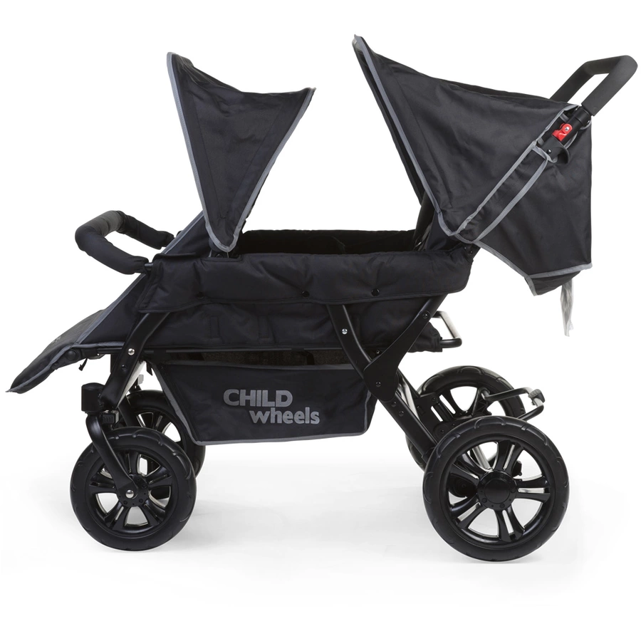 CHILDHOME Two by Two Sportwagen 4 Children Schwarz