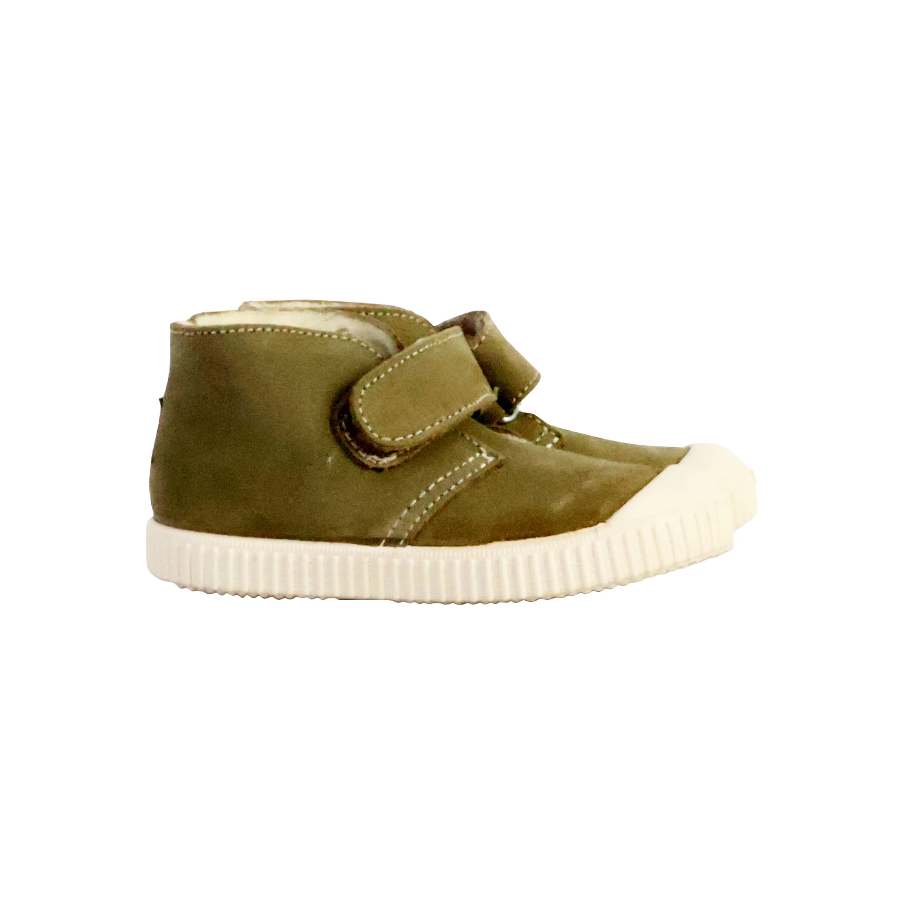 Basket cuir enfant | Vert