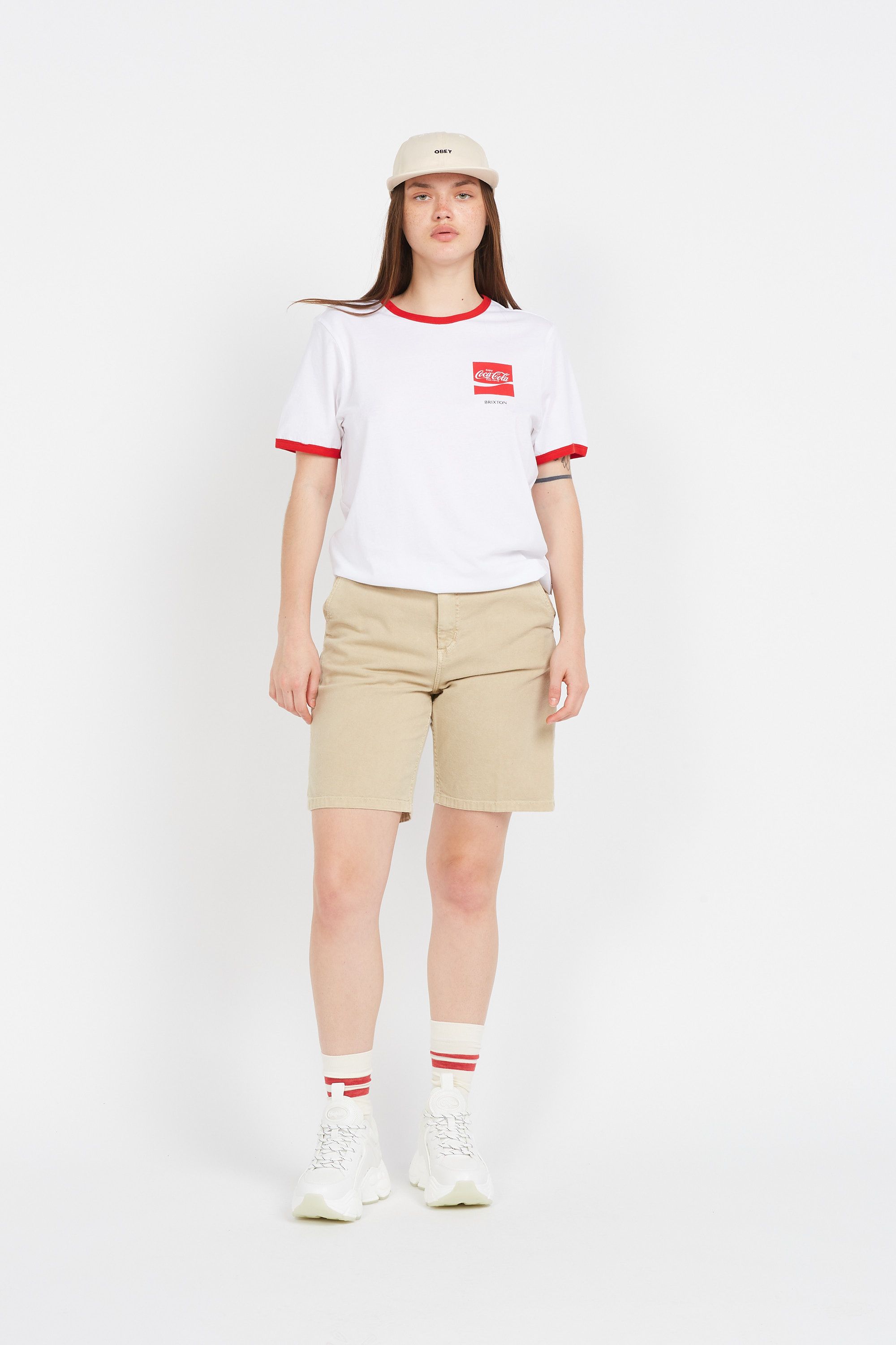 OBEY casquette BOLD TWILL Beige