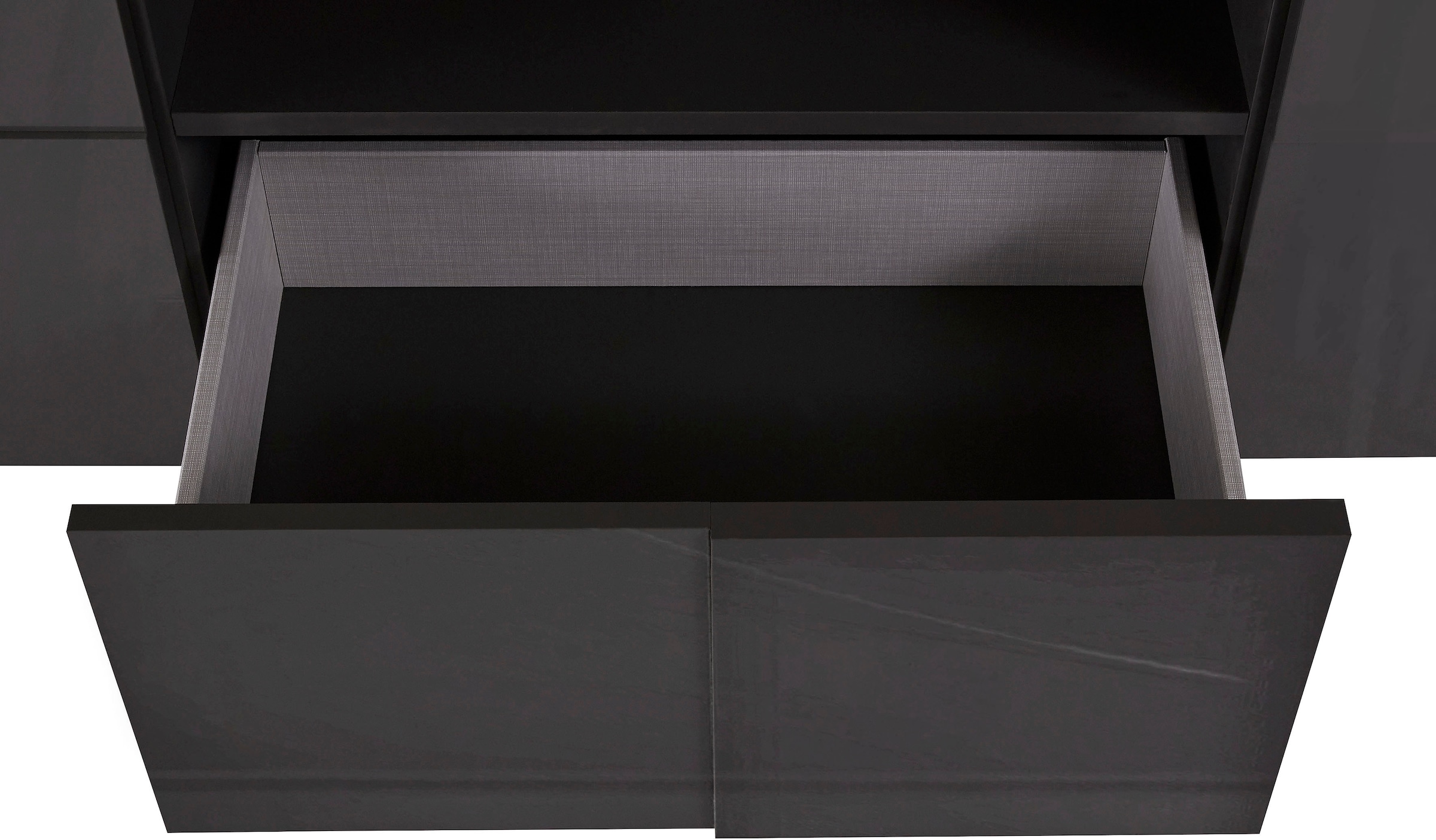 INOSIGN Lowboard »Dama Breite 181 cm, TV-Board 2 Türen, 1 Schubkasten, TV-Schrank« Front in 3D-Optik, viel Stauraum, verschiedene Farben