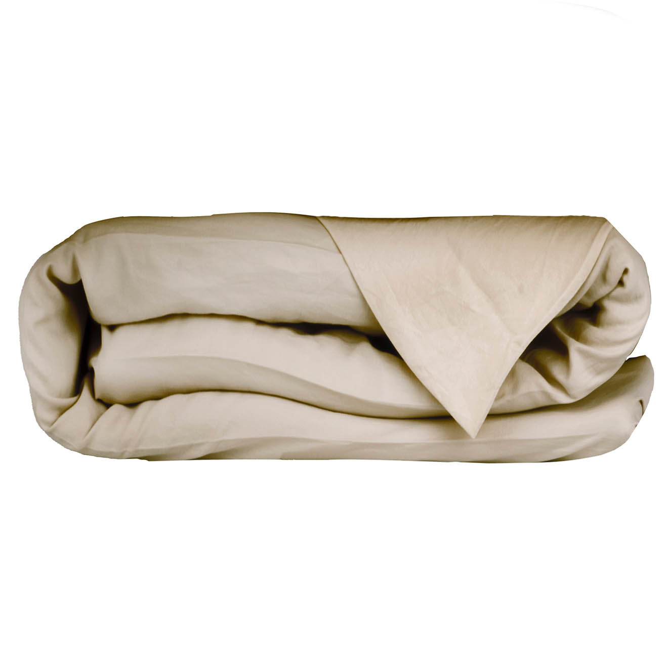 Febronie Home Housse de couette 100% Satin de Coton Julia beige