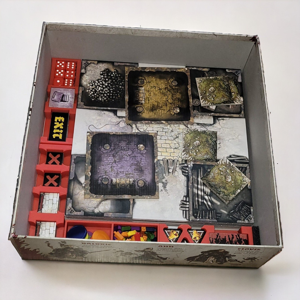 Zombicide - Black Plague : Rangement insert rouge compatible