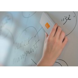 Effaceur magnétique pour tableau blanc, blanc