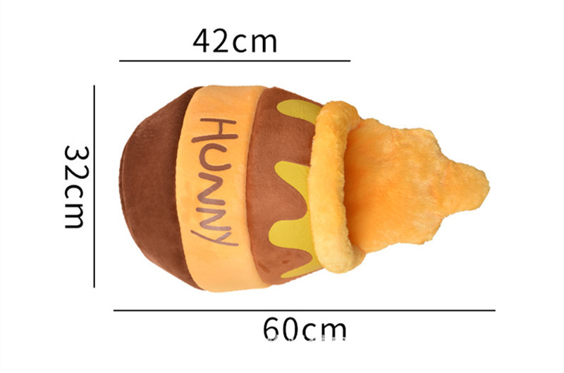 (42x32cm) Fleece Haustier Bett Weiche Kuschel Höhle für Hunde / Katzen - Honig
