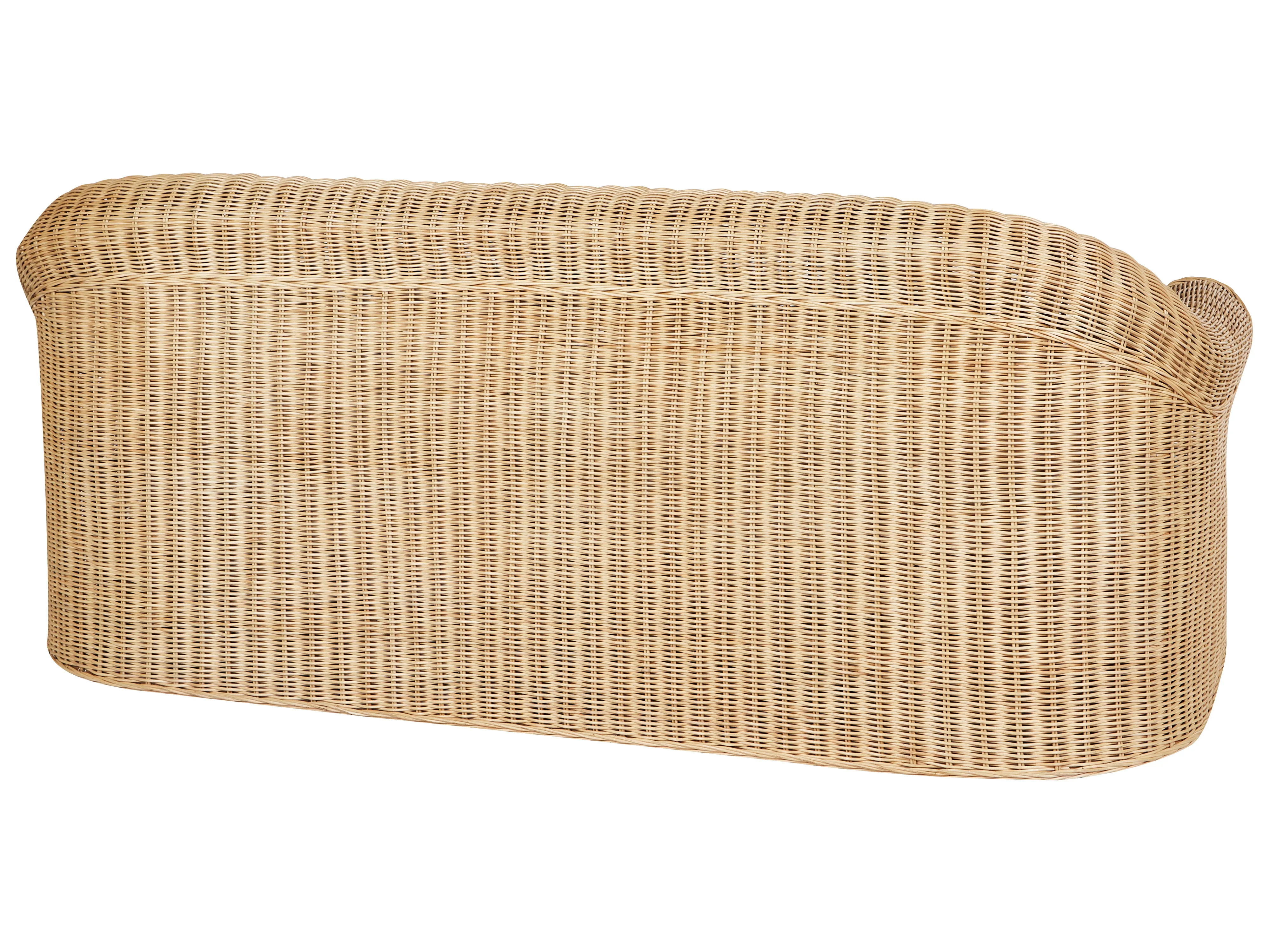 Loungeset met tafel 5-zits LIVADEIA Rotan Natuurlijk