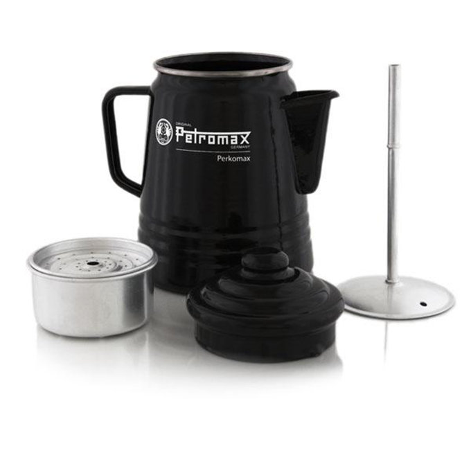 Petromax Perkomax Tee und Kaffeebereiter Perkolator 1,3 Liter schwarz