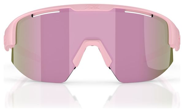Lunettes Bliz Matrix Rose clair - Ecran Miroir Rose