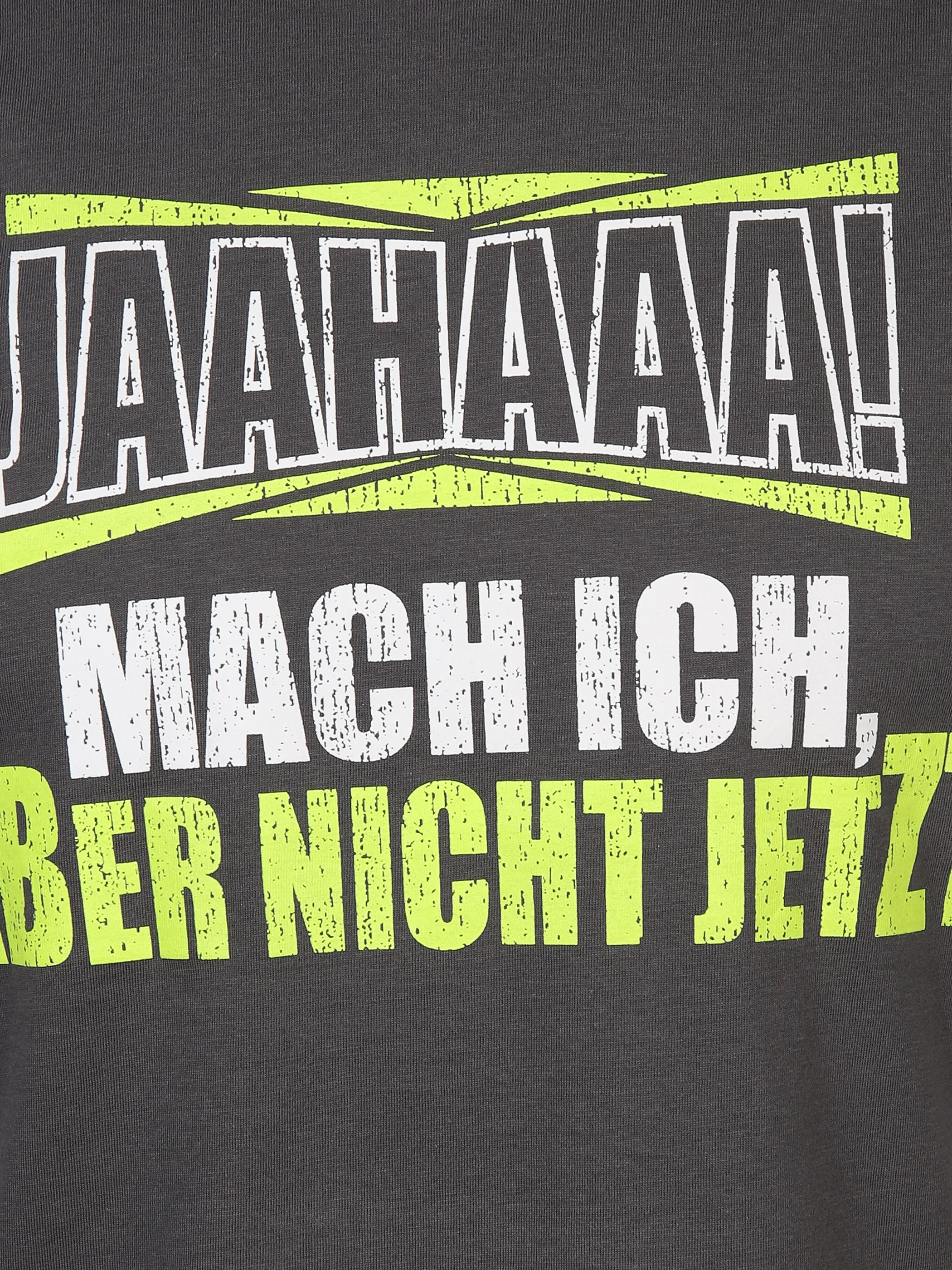 Herren Arbeitsshirt mit Frontspruch