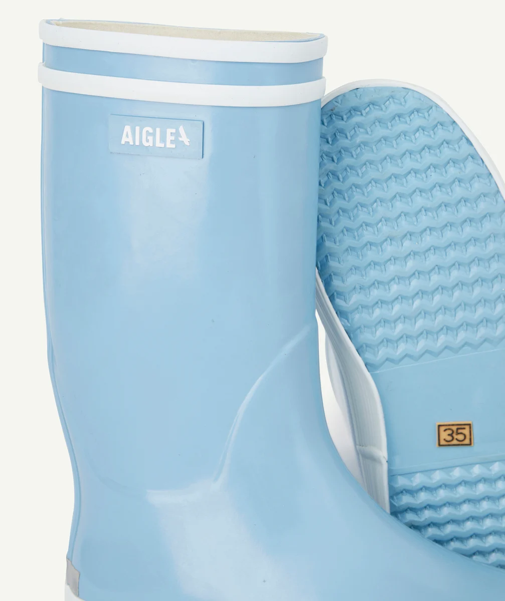 AIGLEBOTTES EN CAOUTCHOUC BLEU CIEL ENFANT LOLLYPOP 2