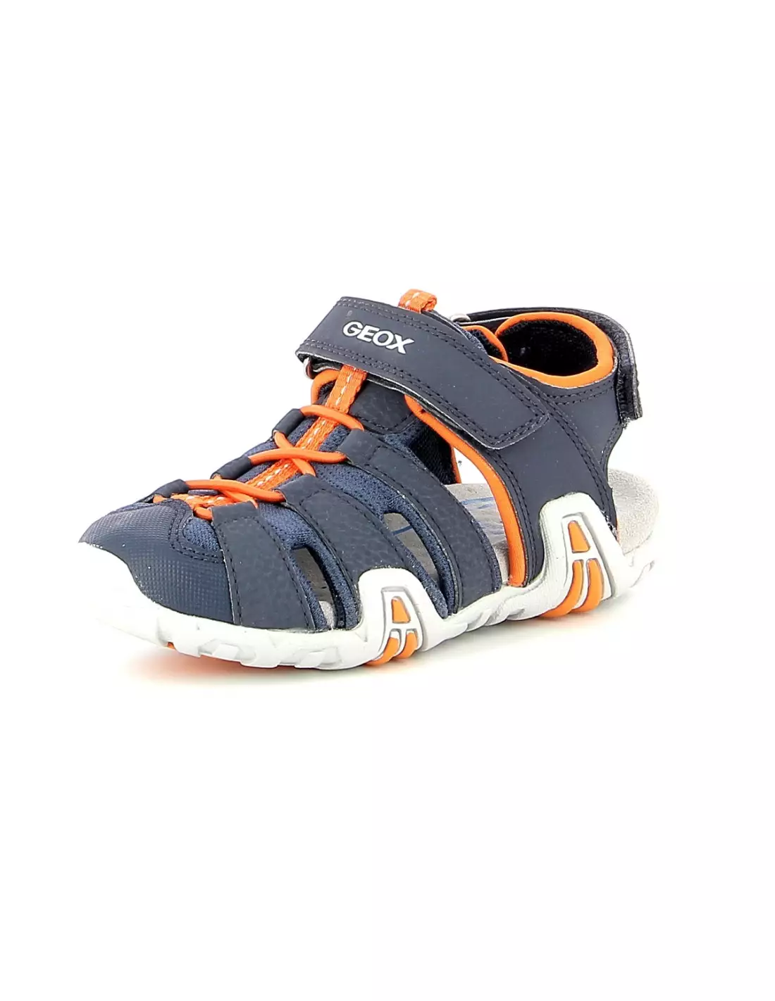 GEOX KRAZE - Sandales & nu-pieds Navyorange