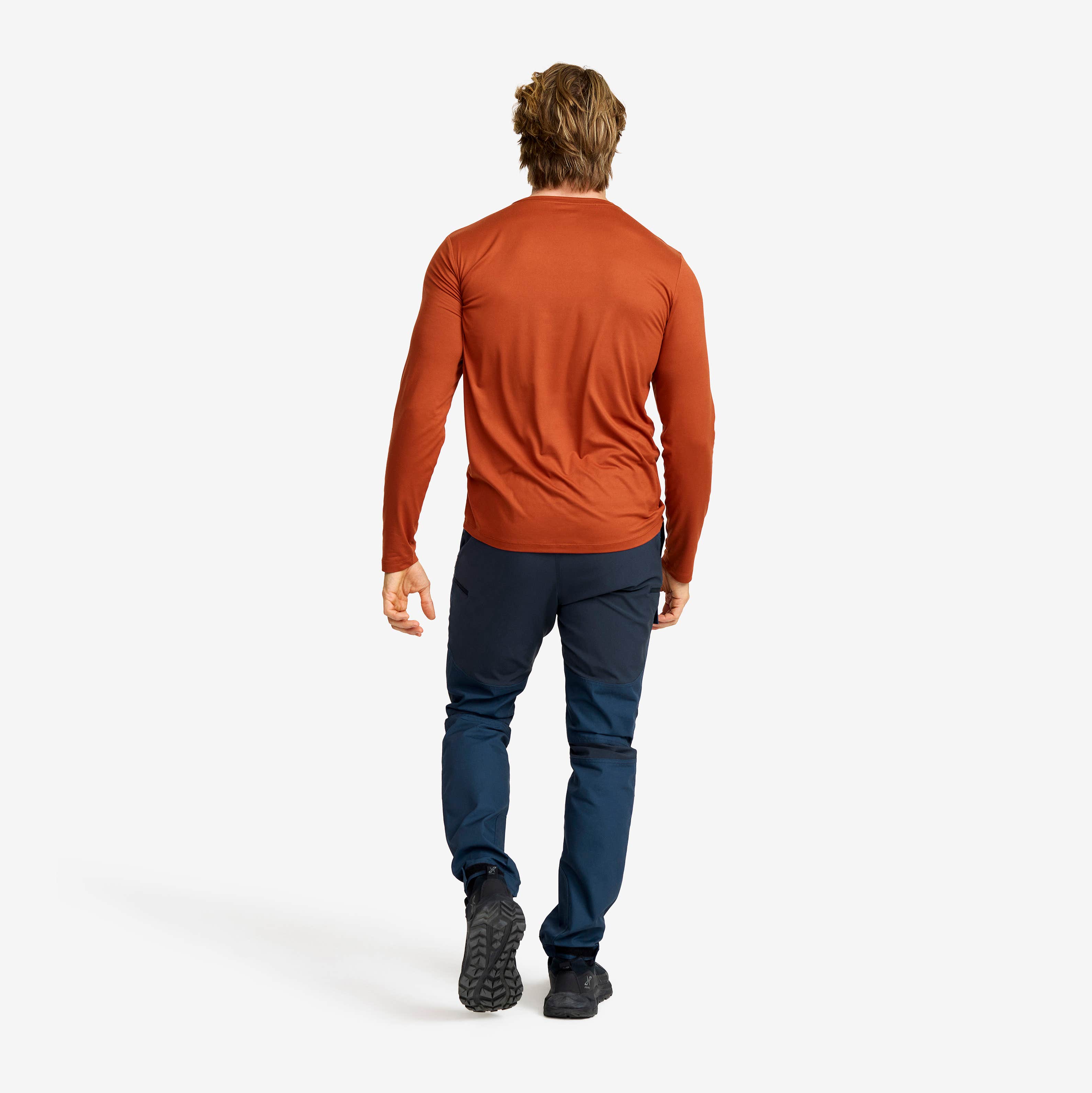 Mission Long-sleeved T-shirt Herre Rusty Orange