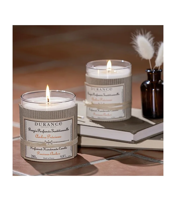 Grande bougie Ambre Précieux 280 gr