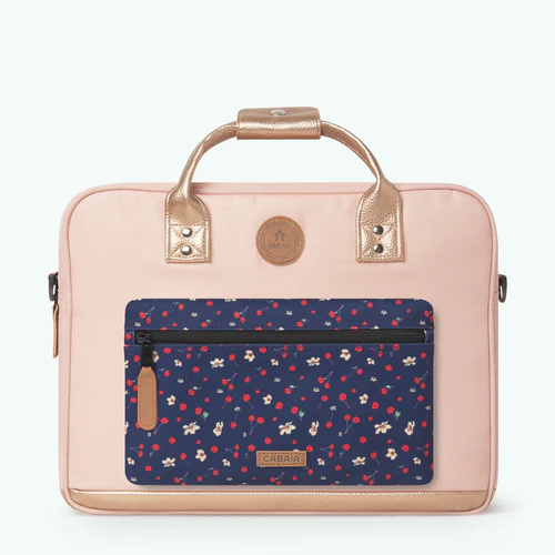 Sac ordinateur Queretaro rose clair