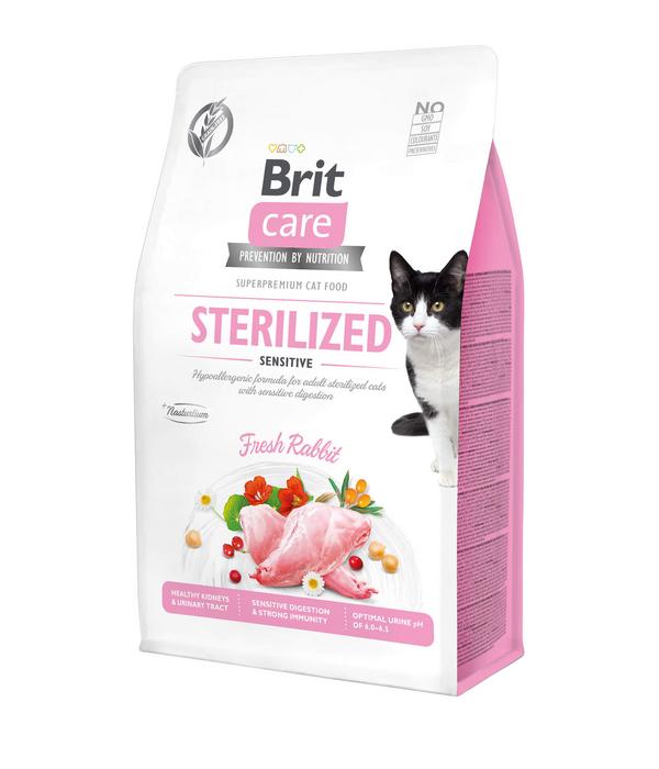 Brit Care Trockenfutter für Katzen Sterilized