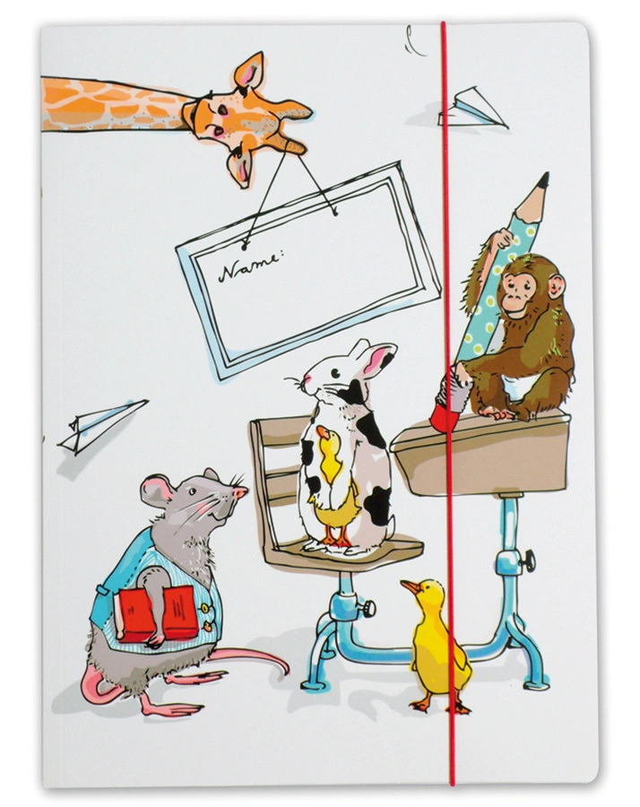 Sammelmappe TIERE A4 in bunt