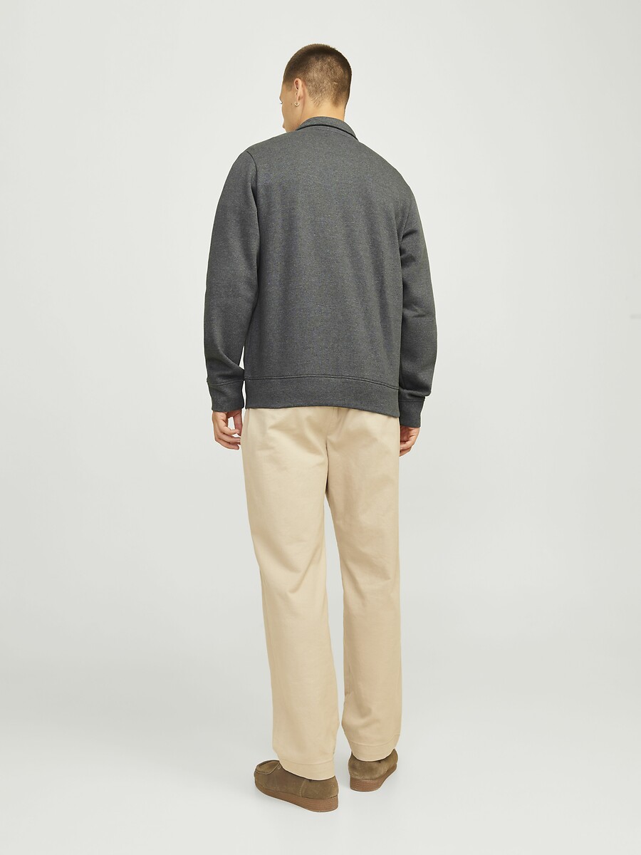 JACK & JONES<br>Suéter com zíper e gola alta