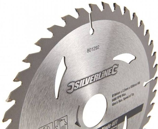 Silverline 3 Delige Zaagbladenset 184 Mm