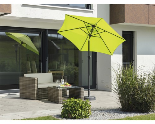 Schneider Bilbao parasol Ø 220 cm appelgroen