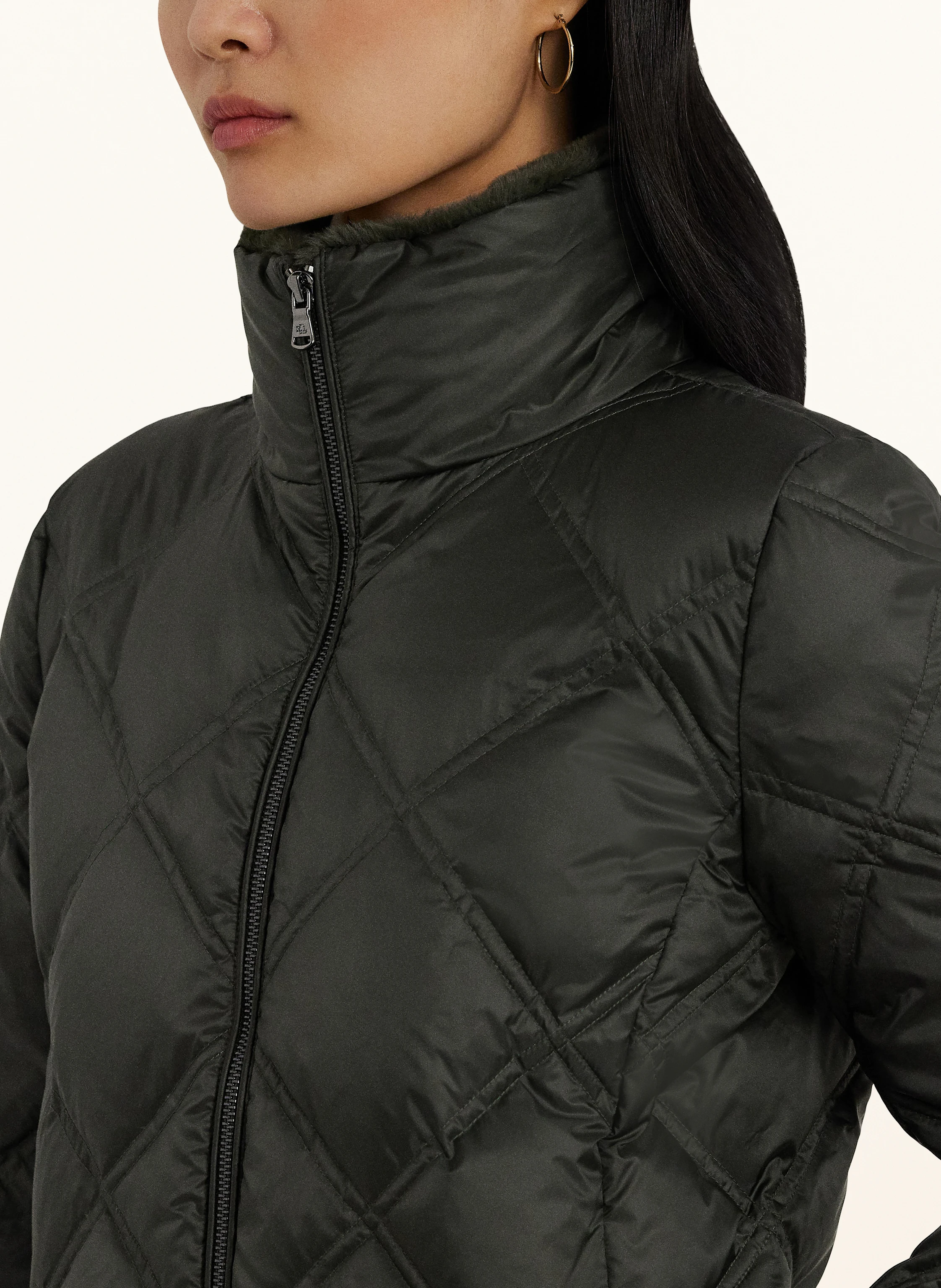 LAUREN RALPH LAUREN Daunenmantel mit Kunstfell