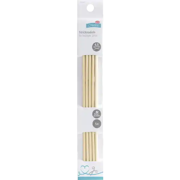 Strumpfstricknadel Bambus 4,0