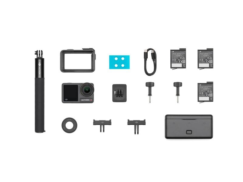 DJI Actionkamera Osmo Action 4 Adventure Combo Action-Cam mit überragender Bildqualität
