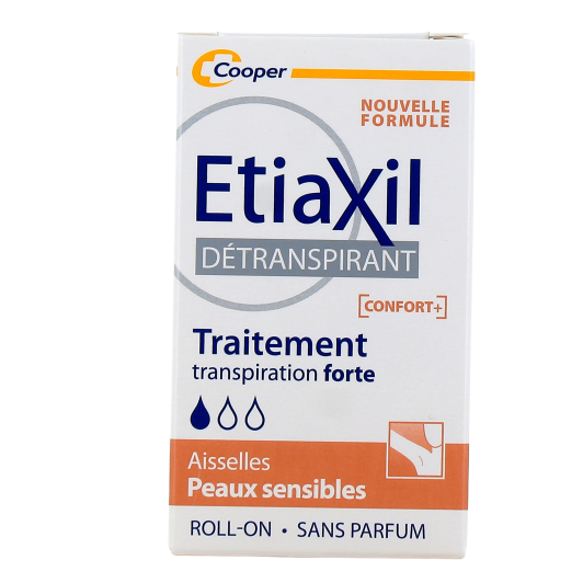 Etiaxil Détranspirant Aisselle Confort+ Transpiration excessive