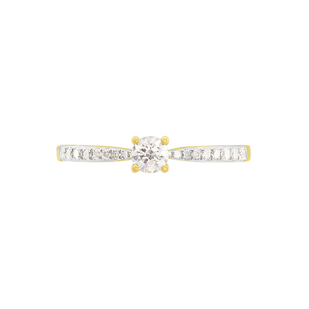 Bague Solitaire Hemera Or Jaune Diamant