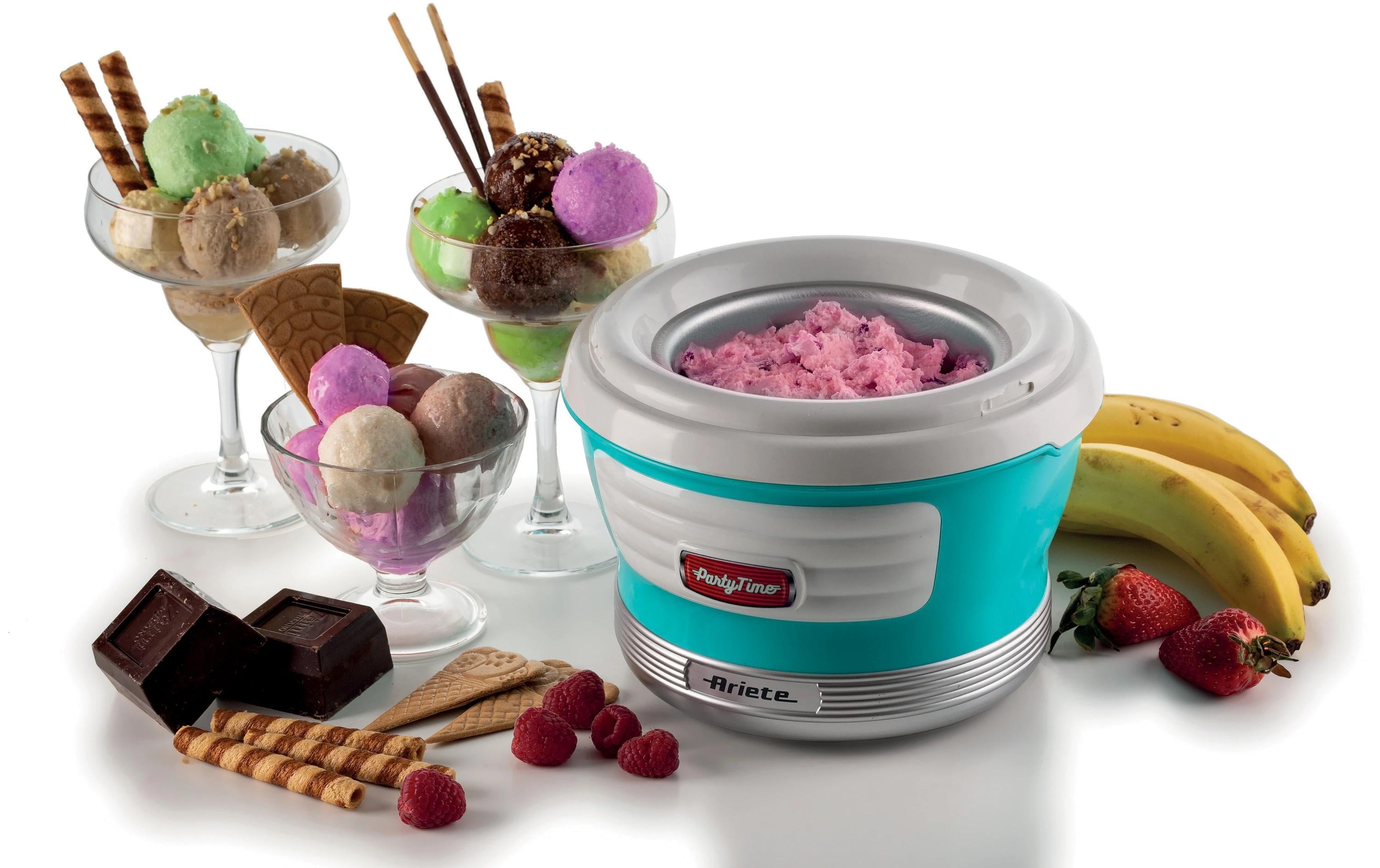 Glacemaschine Party Time ARI-643-BL 1.5 l, Blau/WeissEiskrem-Maschine