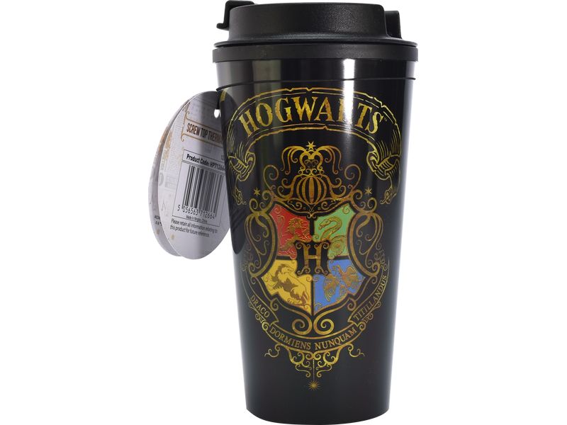 Thumbs Up! Harry Potter Thermo Kaffebecher Wappen Fanartikel aus dem Harry Potter-Universum