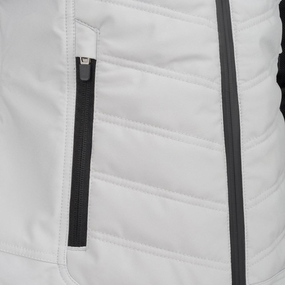 Segura - Blouson femme Lady Natcho Vented Gris Clair / Blanc
