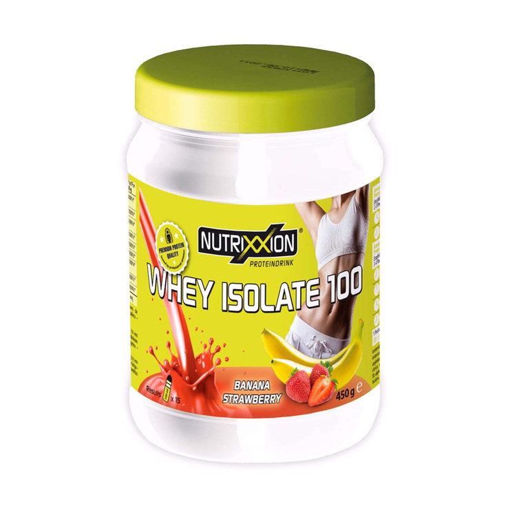 Nutrixxion Prot.Shake Low Sugar Whey Iso Ban.Straw, 450 g