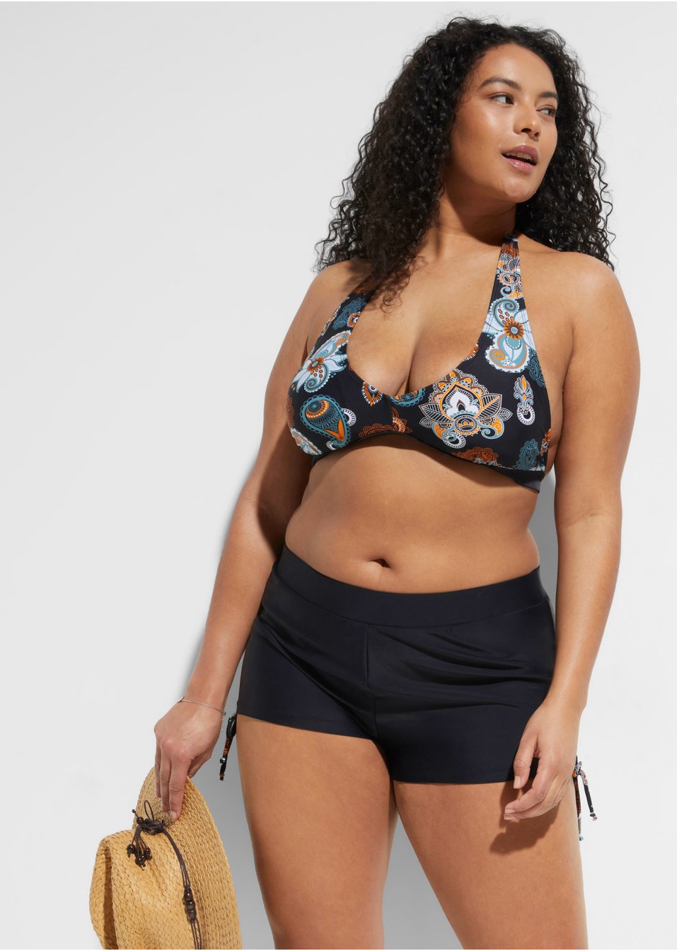 Short de bain avec slip intérieur