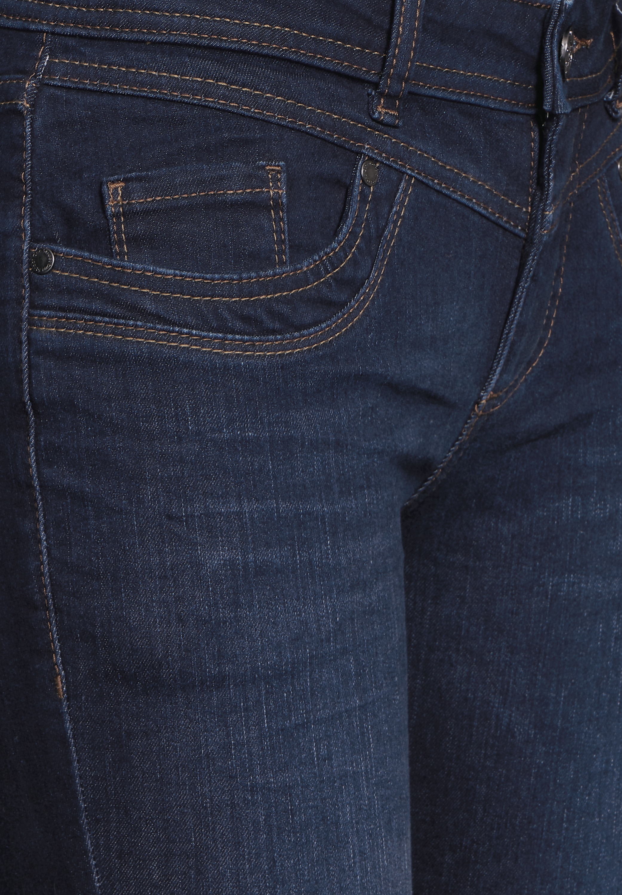 STREET ONE Slim-fit-Jeans »Style YORK« im Five-Pocket Style
