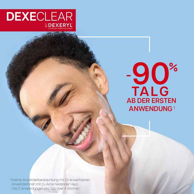 Dexeryl Dexeclear Reinigungsgel schäumend für unreine Haut, 200 ml