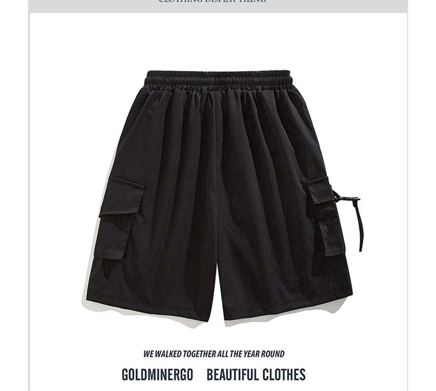 Yelmenor - Cargoshorts met trekkoordtaille en losse pasvorm