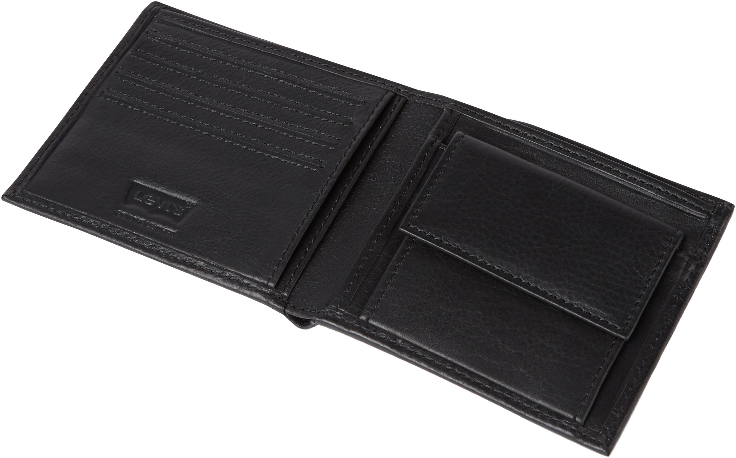 Levi's® Geldbörse »VINTAGE TWO HORSE BIFOLD COIN WALLET« aus Vollnarbenleder Herrenbörse Portemonnaie