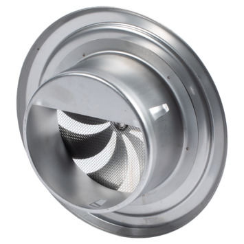 Sanivesk afsluitbaar schuifrooster RVS Ø 125 mm