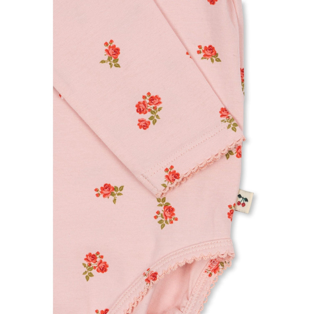 Køb Konges Sløjd Rosa Pink Basic Ls Body GOTS