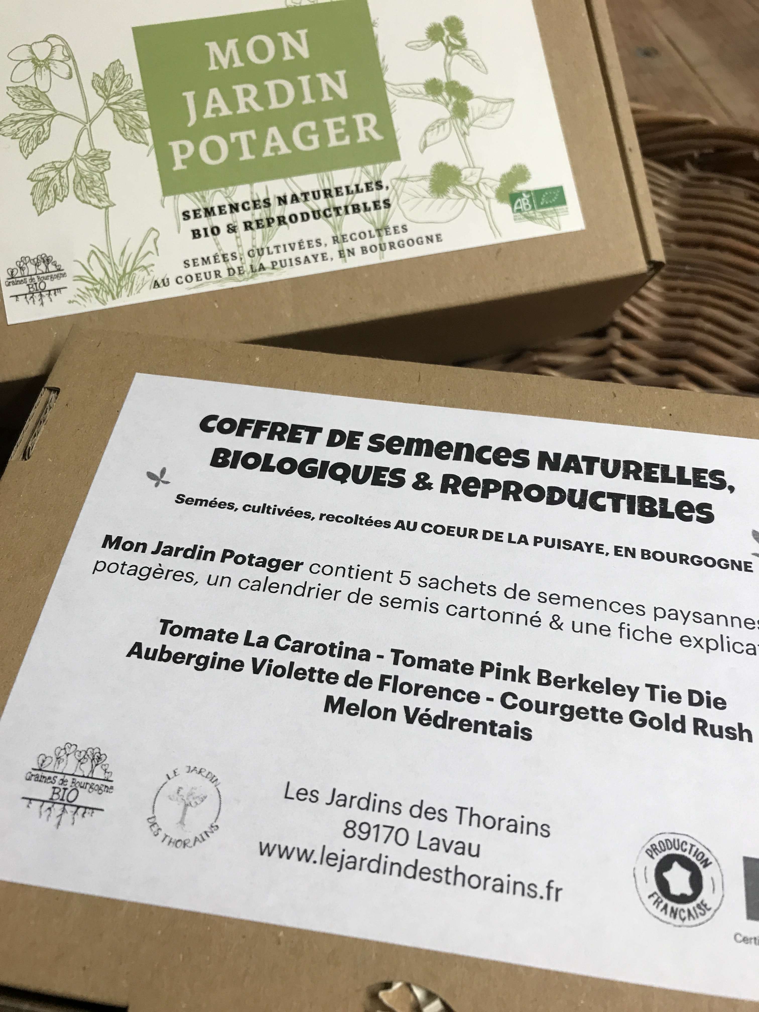 Coffret de graines à semer 