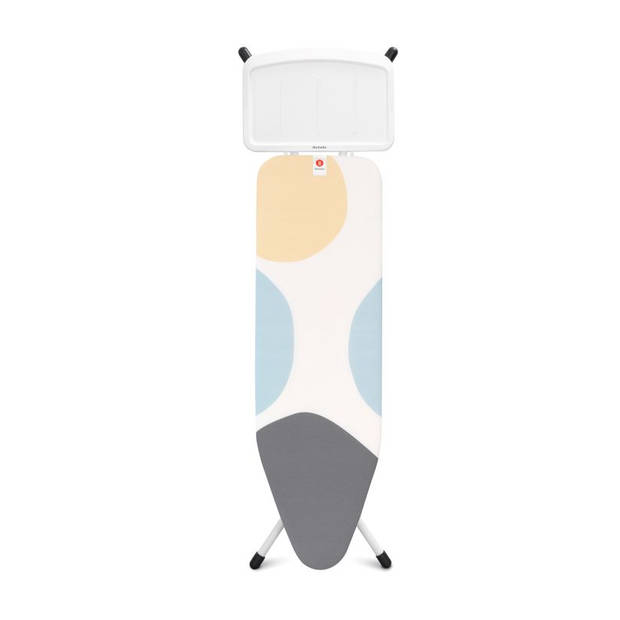 Brabantia Strijkplank B - 124x38 cm Spring Bubbles met solide stoomunithouder