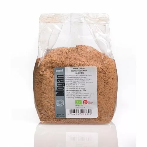Biogan Kokospalme blomster sukker Ø - 500 g