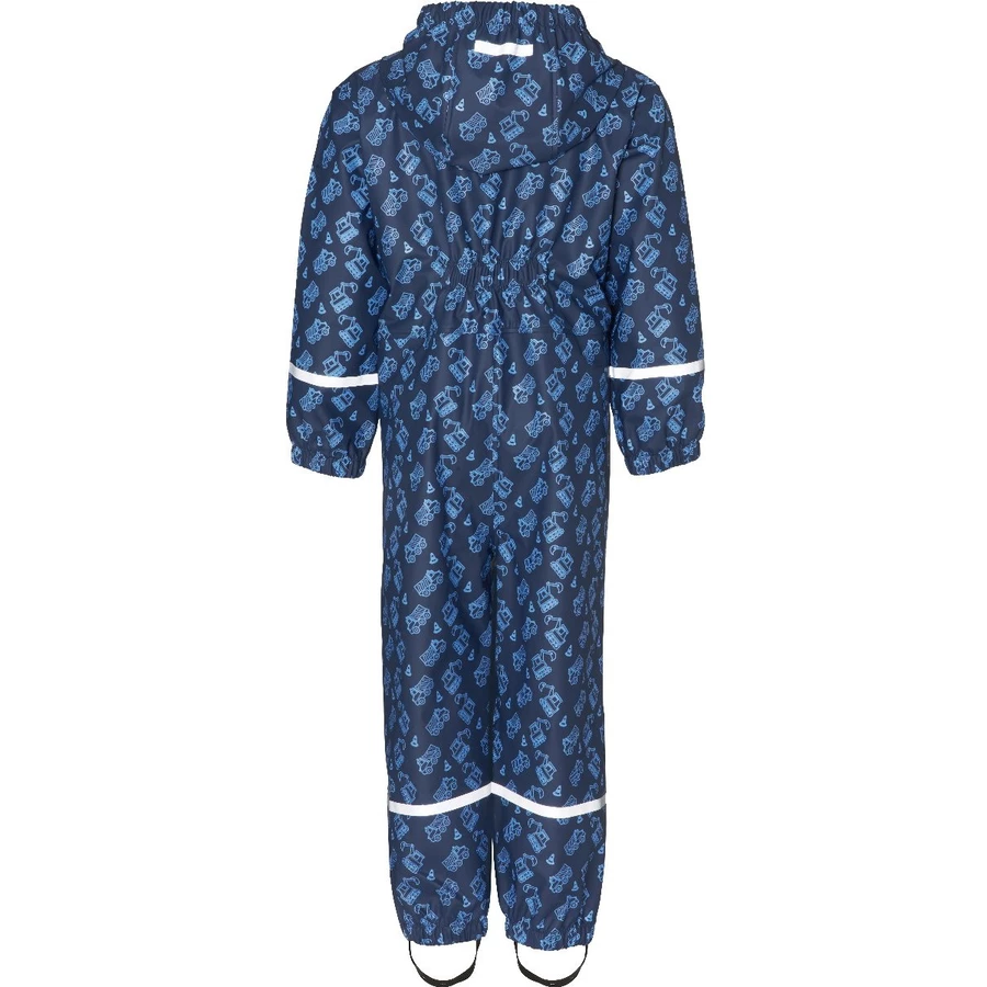 Playshoes Regen-Overall Baustelle marine
