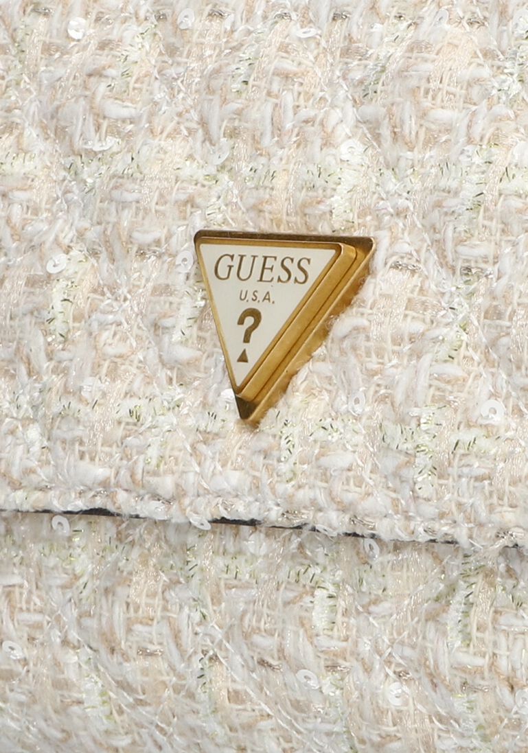 GUESS beige guess schoudertas giully convertible xbody flap