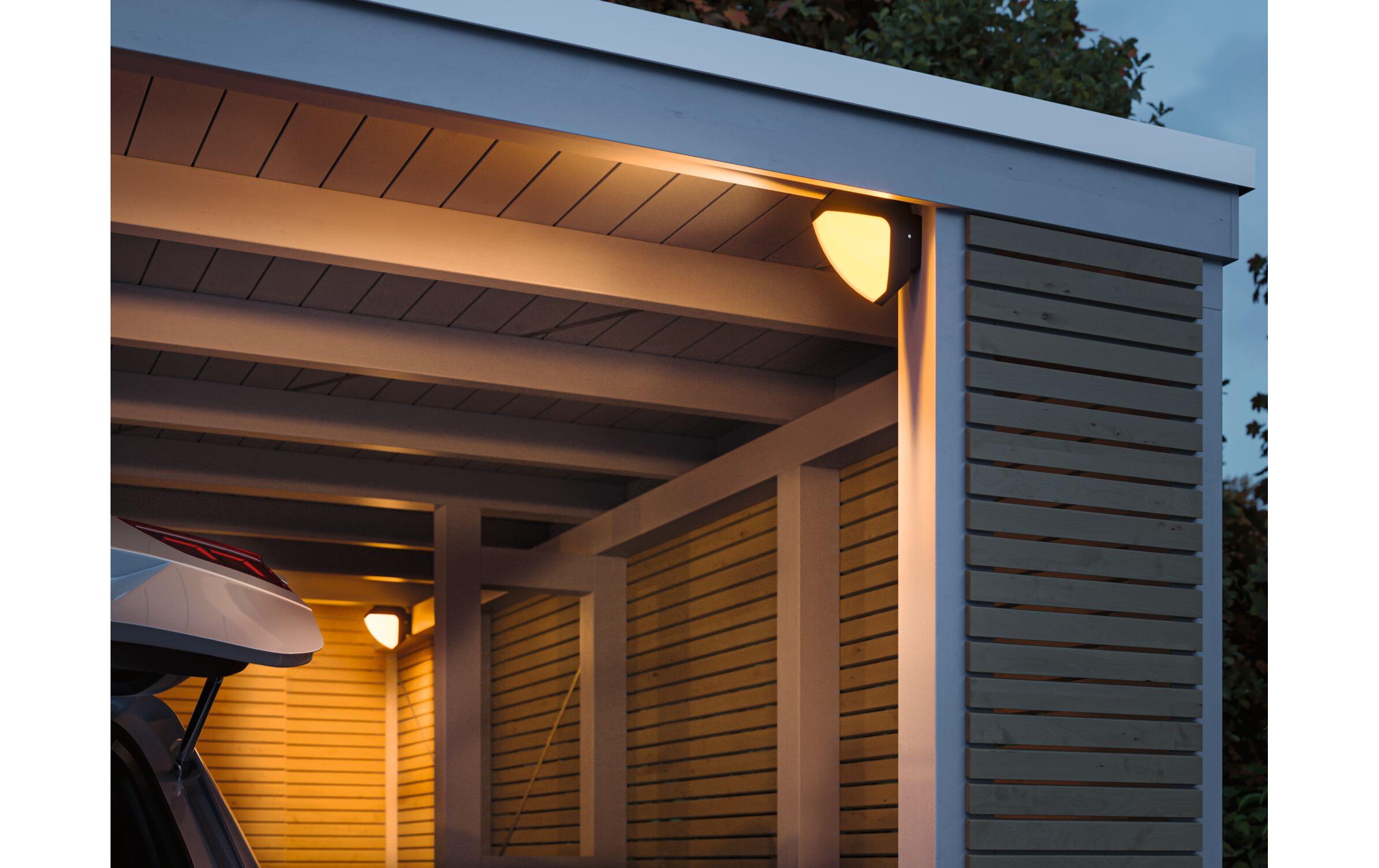 LED Aussenwandleuchte Ikosea, Smart Home Zigbee 3.0Outdoor Wandleuchte