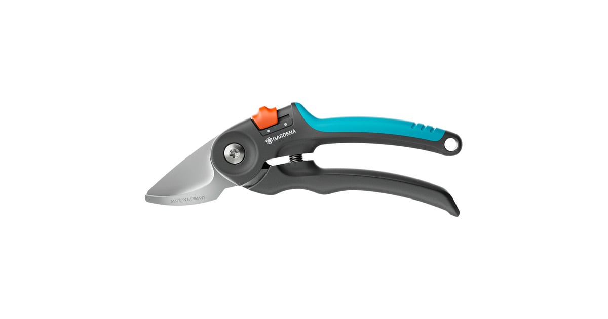 GARDENASnoeischaar PremiumCut voor vers hout met bypass-snede  (Grijs/turquoise, 22 mm snoeidiameter)