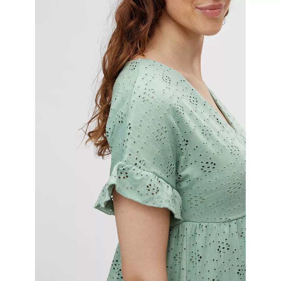 mamalicious Stillkleid TESS MLDINNA Granite Green