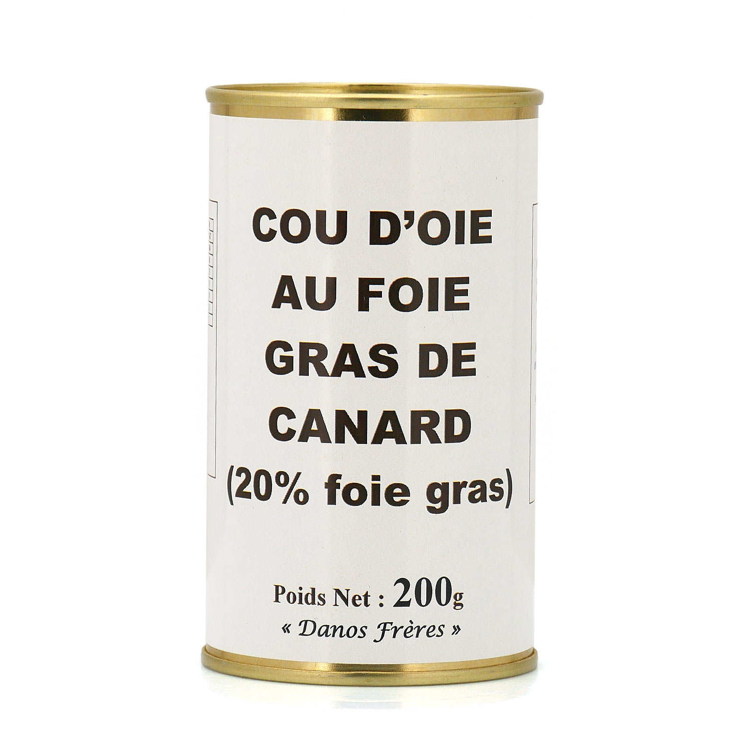 Cou d'oie farci au foie gras de canard