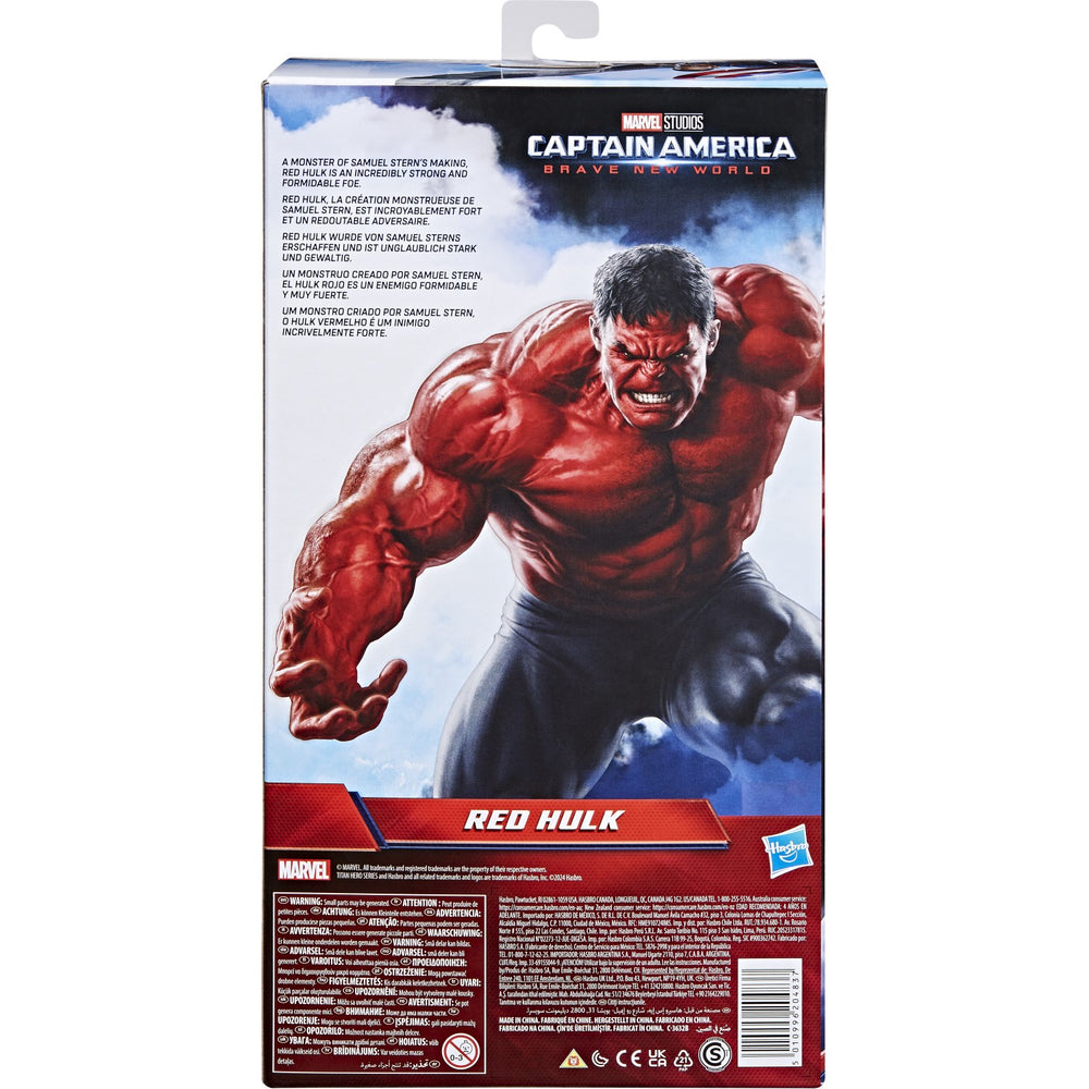 Køb Marvel Avengers Brave New World Titan Deluxe Red Hulk 30 Cm