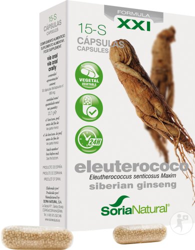 Soria Natural Formula XXI Eleutherococcus 15-S Gélules 30