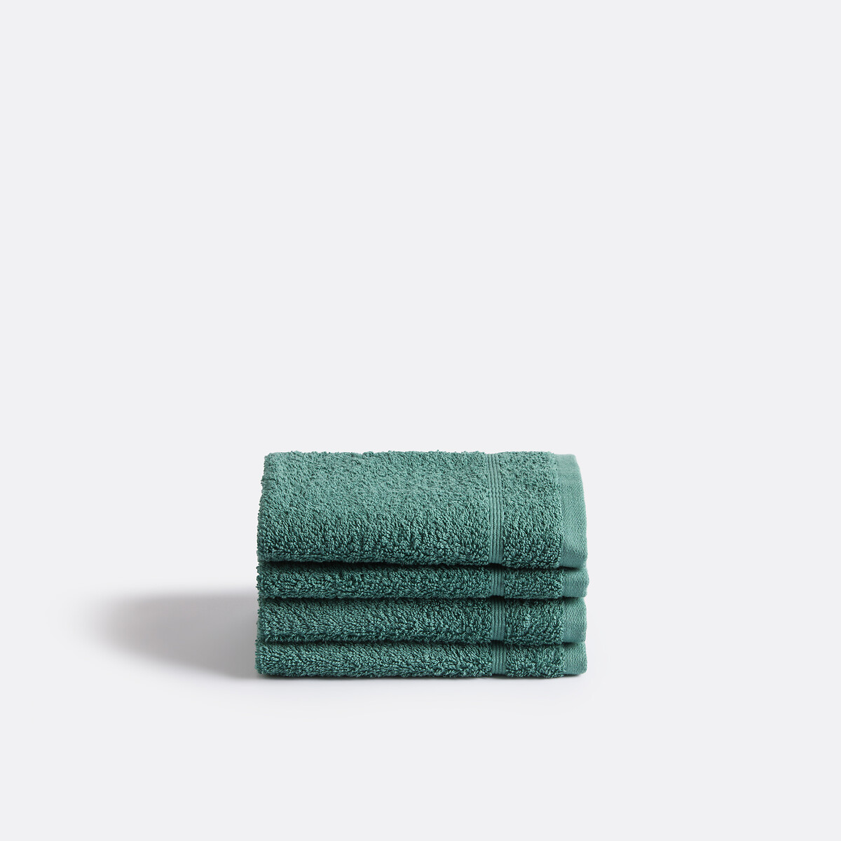 LA REDOUTE INTERIEURS<br>Conjunto de 4 toalhas de mão em tecido atoalhado 600 g/m², Zavara